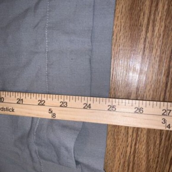 Columbia Mens Large Casual Button Down Short Sleeve Gray Shirt Rayon Flax Blend - Picture 5 of 7